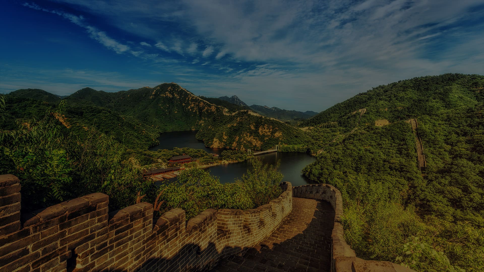 Paysage de chine, les 5 éléments chinois
