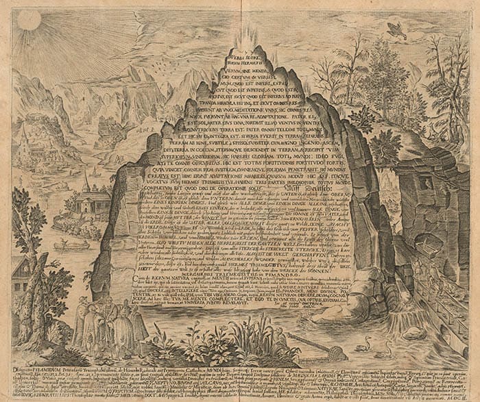 La table d'émeraude de 'Hermès Trismegiste