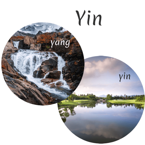 l'eau et yin yang